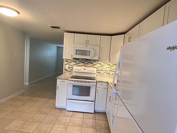 View from laundry facility towards kitchen