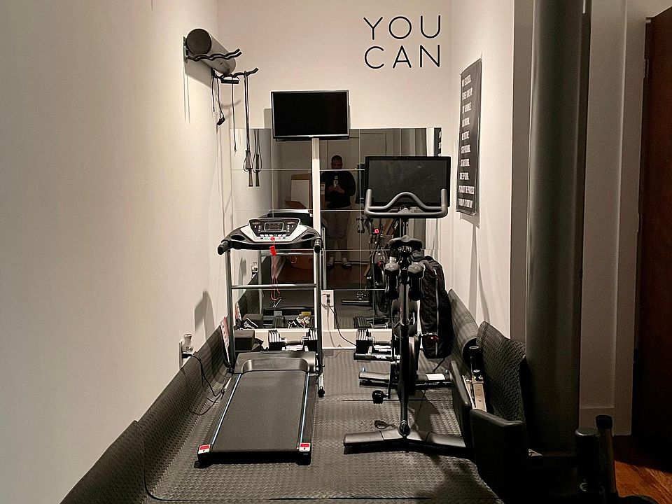 Nook that can be used as a in-home gym or reading room near the unit front door (first floor)
