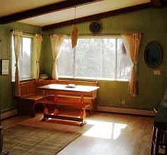 Sunny dining room / breakfast nook.