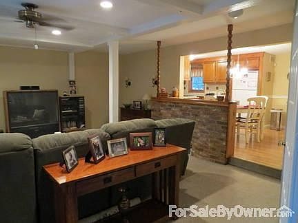 Family Room off the Kitchen
						:
						Comfortable family room off the kitchen.