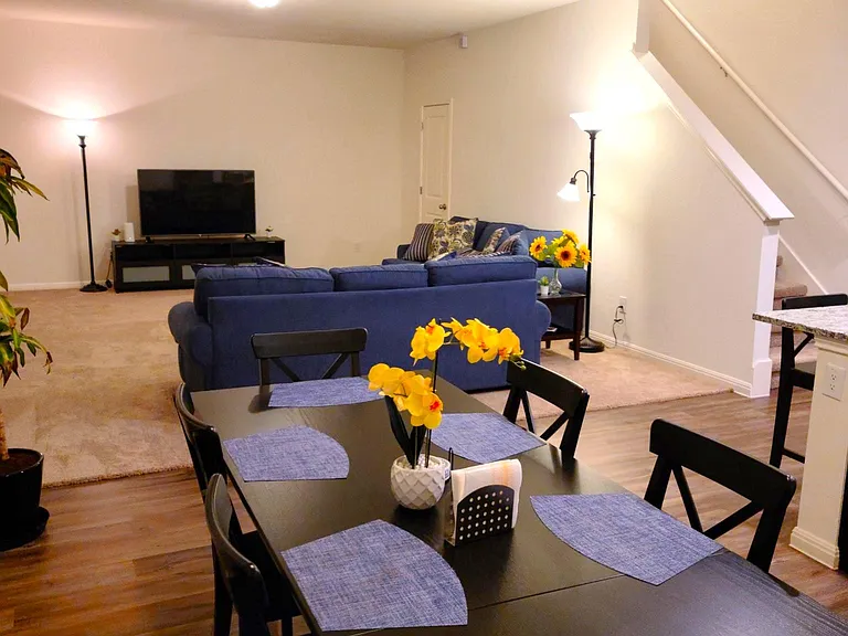 Living room view from dinning area