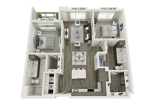 Floor plan B2E