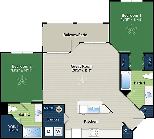 Floor plan Capricornus