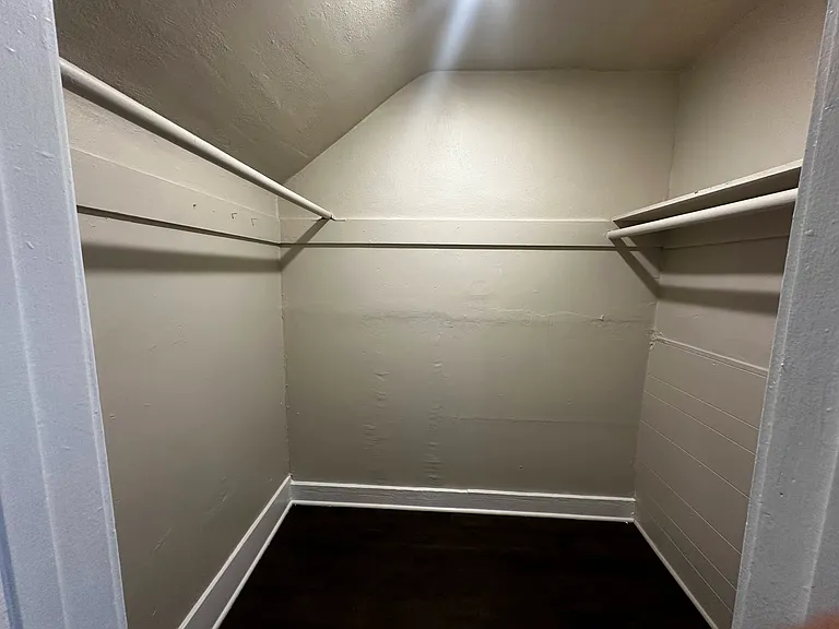 Large hallway closet for extra storage.
