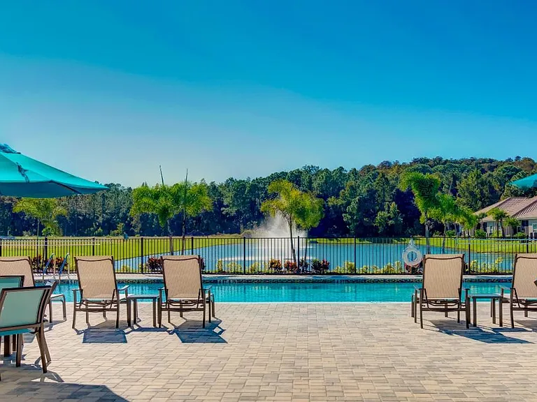 Pool and spa in club house