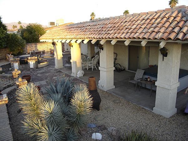 back yard patio