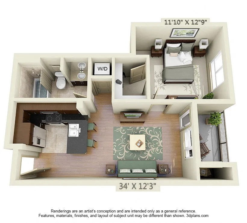 Floor plan A1A