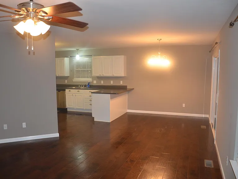 another angle of living room and dining room