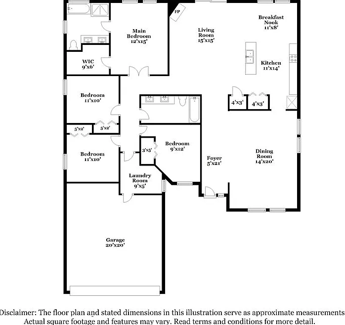 4 bed, 2.0 bath, 1954 sqft, $2,385 — Photo 2