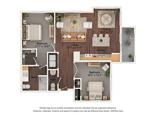 Floor plan 2C