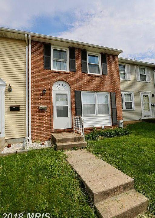 Front of townhouse