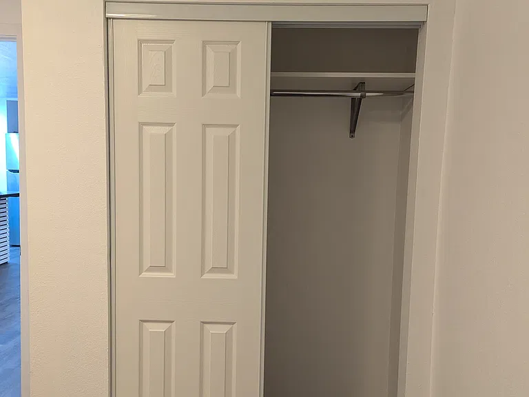 First bedroom closet.
