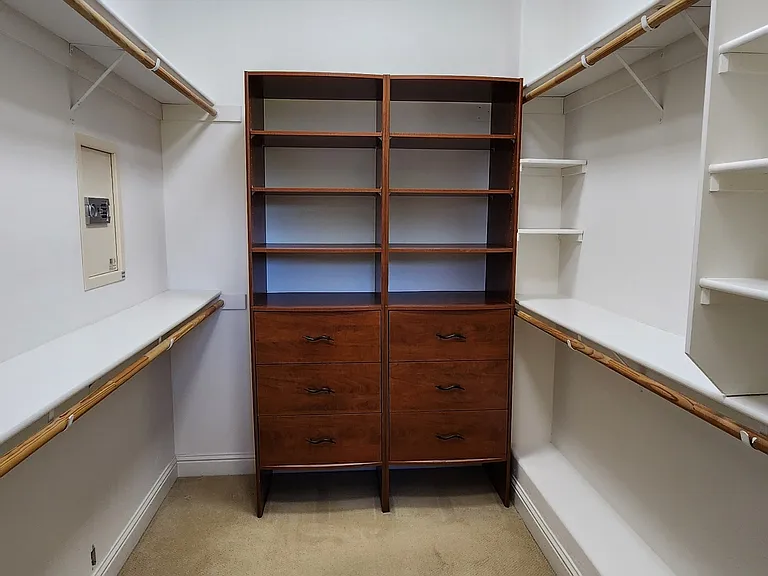 Primary walk-in closet