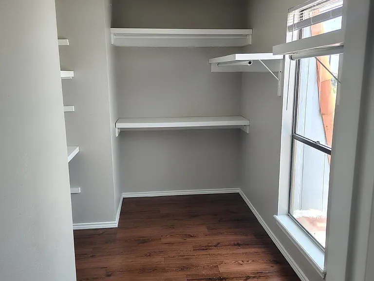 huge walk in closet