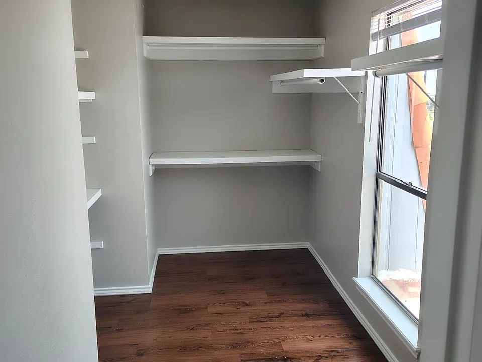 huge walk in closet