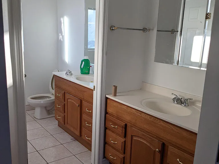 His & her sinks.