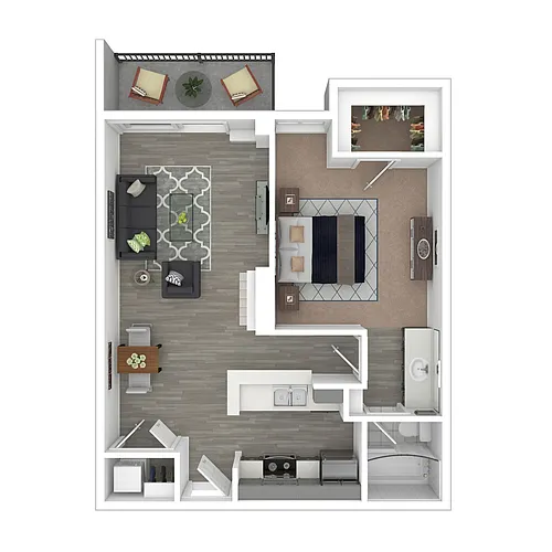 Floor plan 1X1