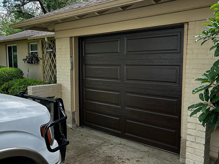 New garage door installed January 2026