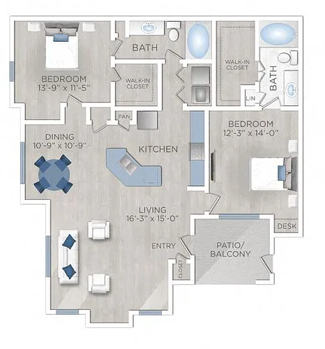 Floor plan Brazos (B3)