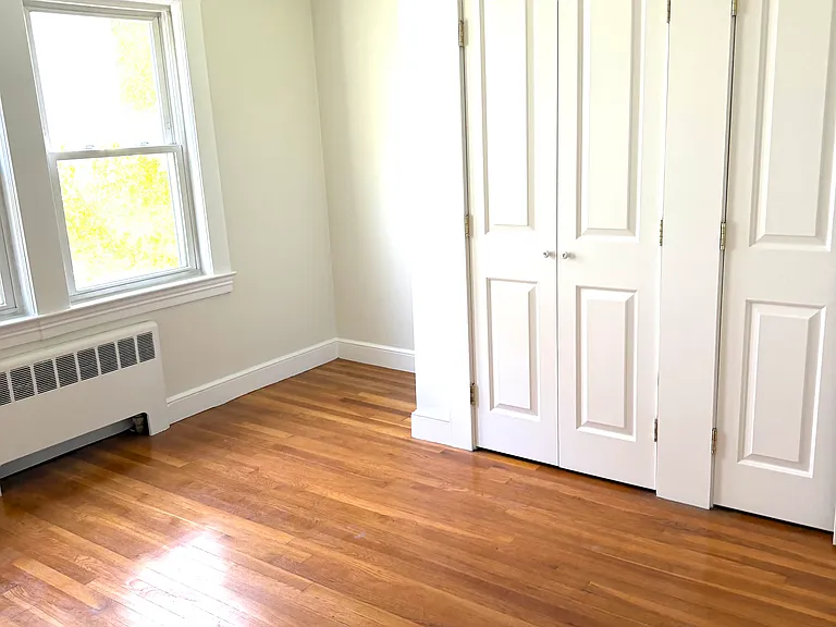 Bedroom with large closet