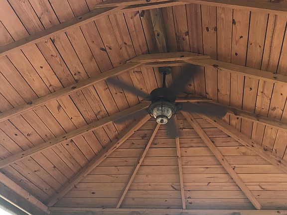 Beautiful arbor out back