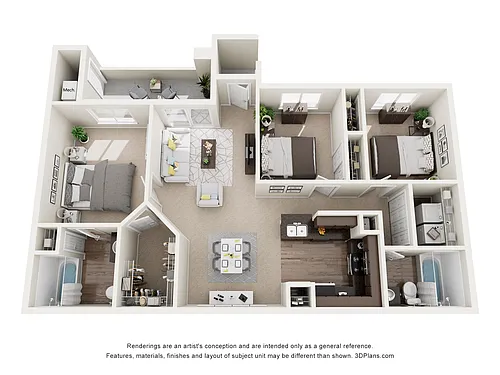 Floor plan F 3X2