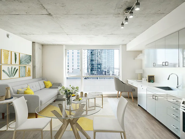 Light-filled homes with stunning downtown views, gas cooking and built-in workspaces