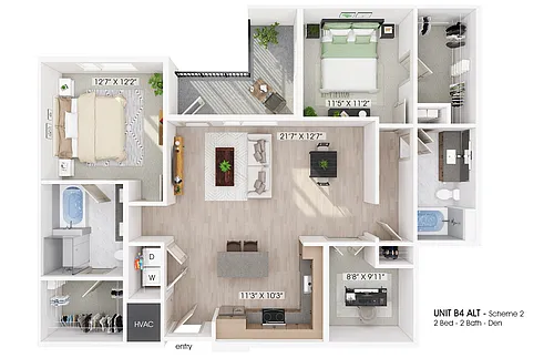 Floor plan B4 -Den ALT