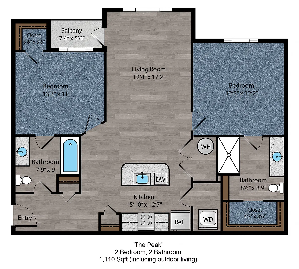 Floor plan The Peak