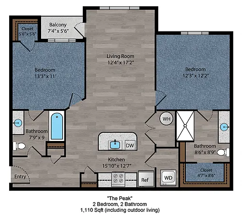 Floor plan The Peak