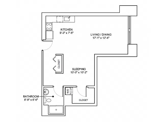 Floor plan Studio