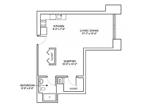 Floor plan Studio