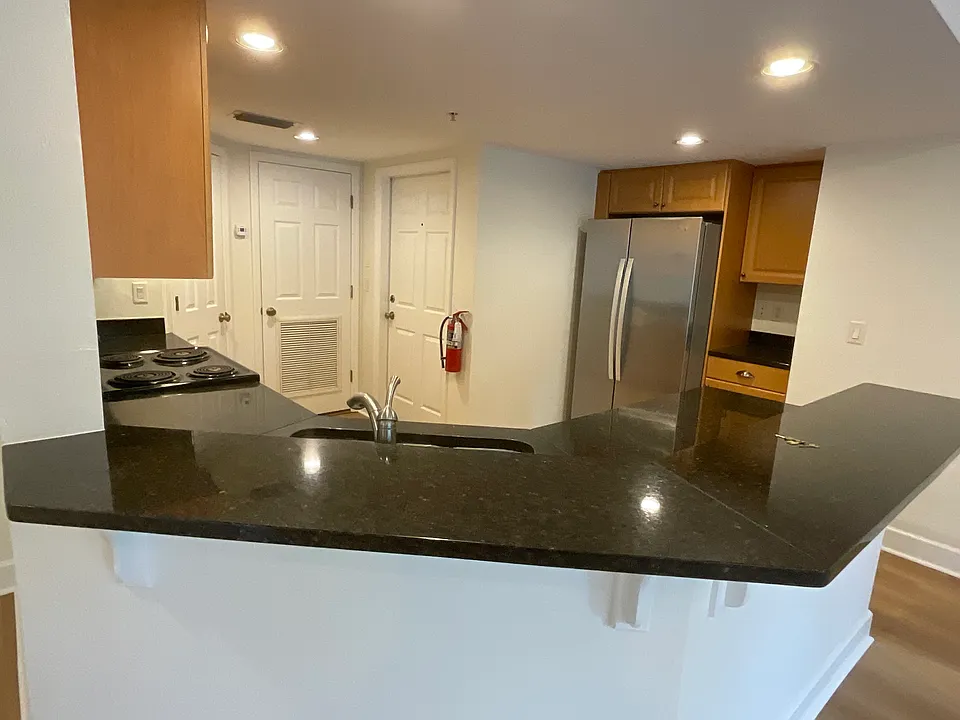 Another view of the large kitchen with breakfast area and coffee nook
