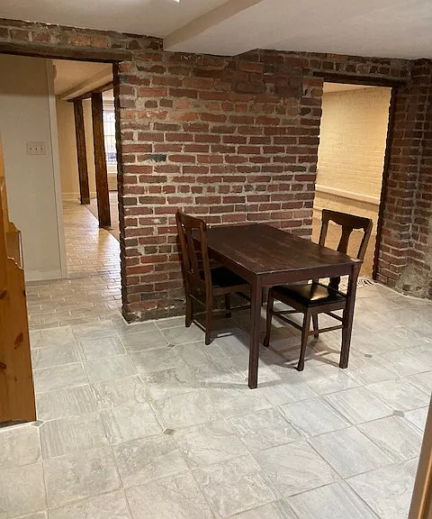 View into LR space from kitchen.