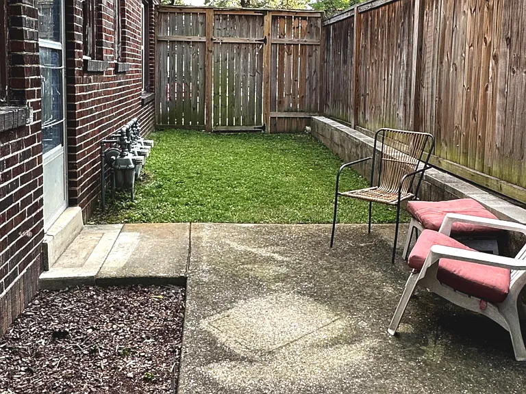 private side patio