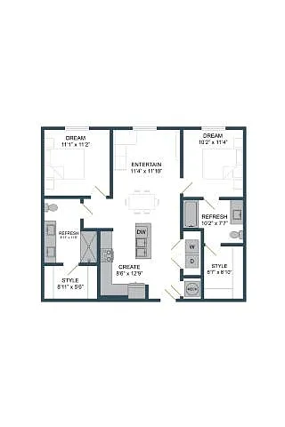 Floor plan B1A