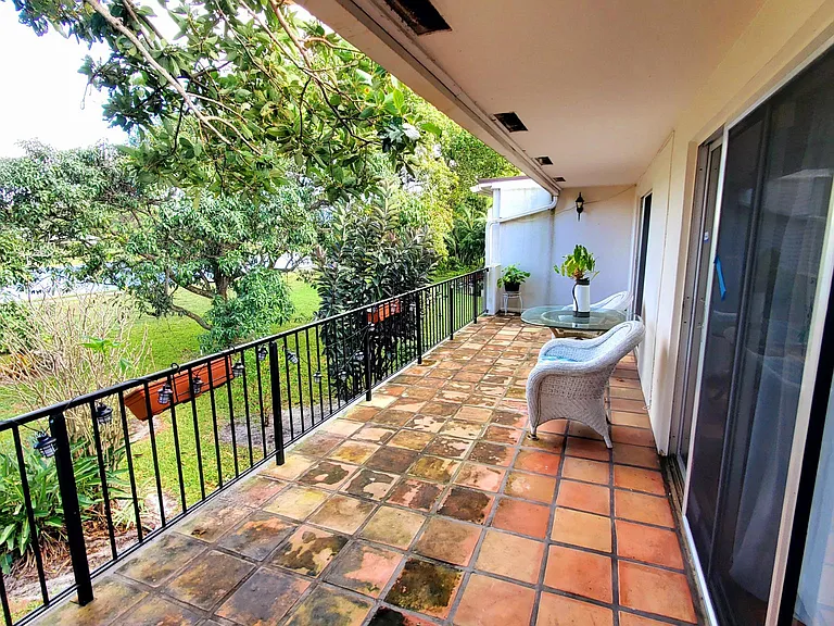 Beautiful large balcony with amazing view