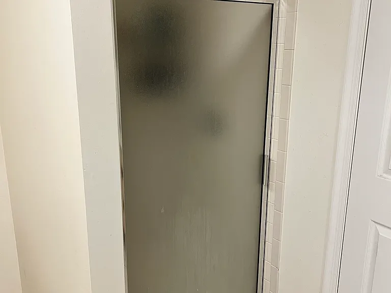 Shower in master bedroom