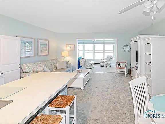 Kitchen, Living & Sunroom