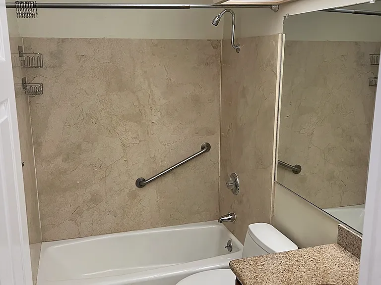 Hallway bathroom