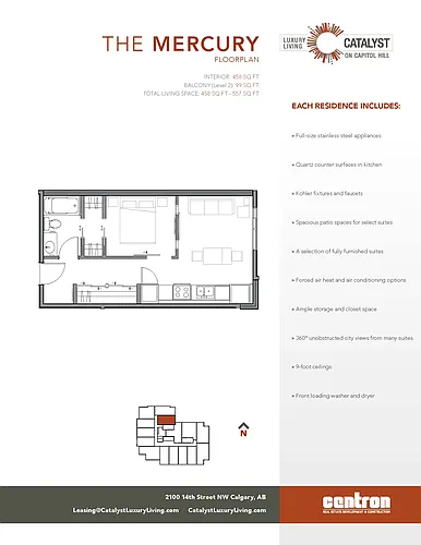 Floor plan Mercury