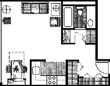 1st image of 555 E William St APT 13K