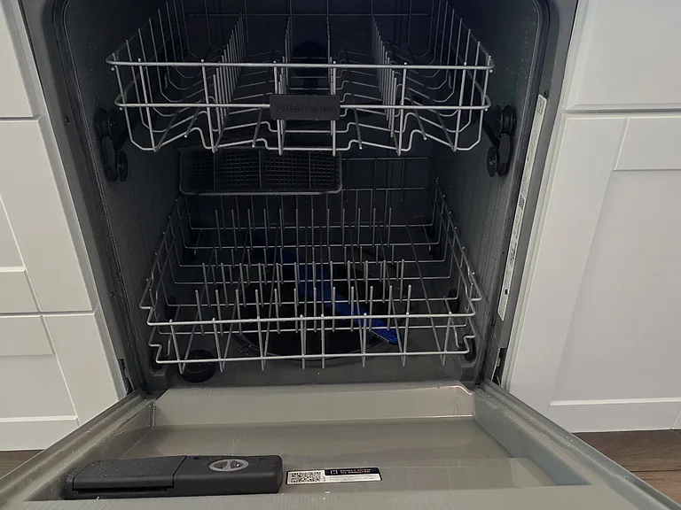 View inside dishwasher.