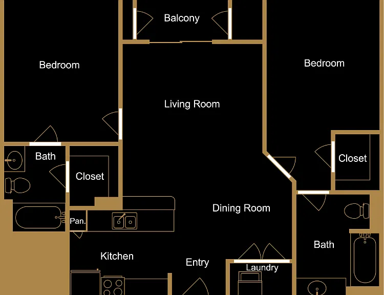 Plan C Floorplan Diagram