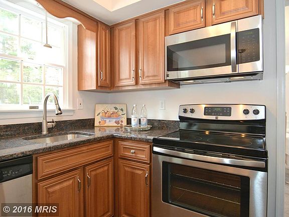 Kitchen with new stainless steel appliances