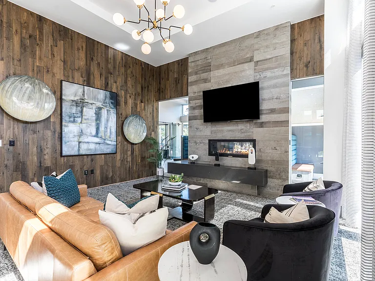 Lavish Clubhouse with TV and Lounge Space