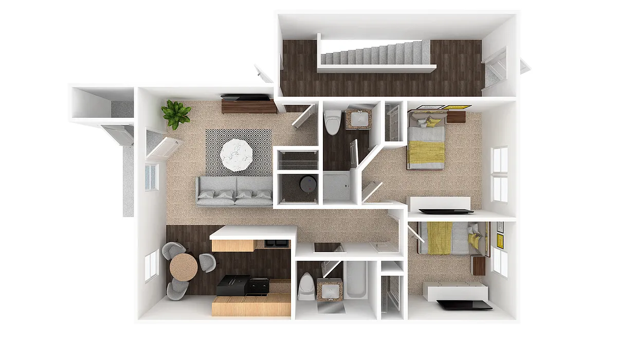 Floor plan Crossing