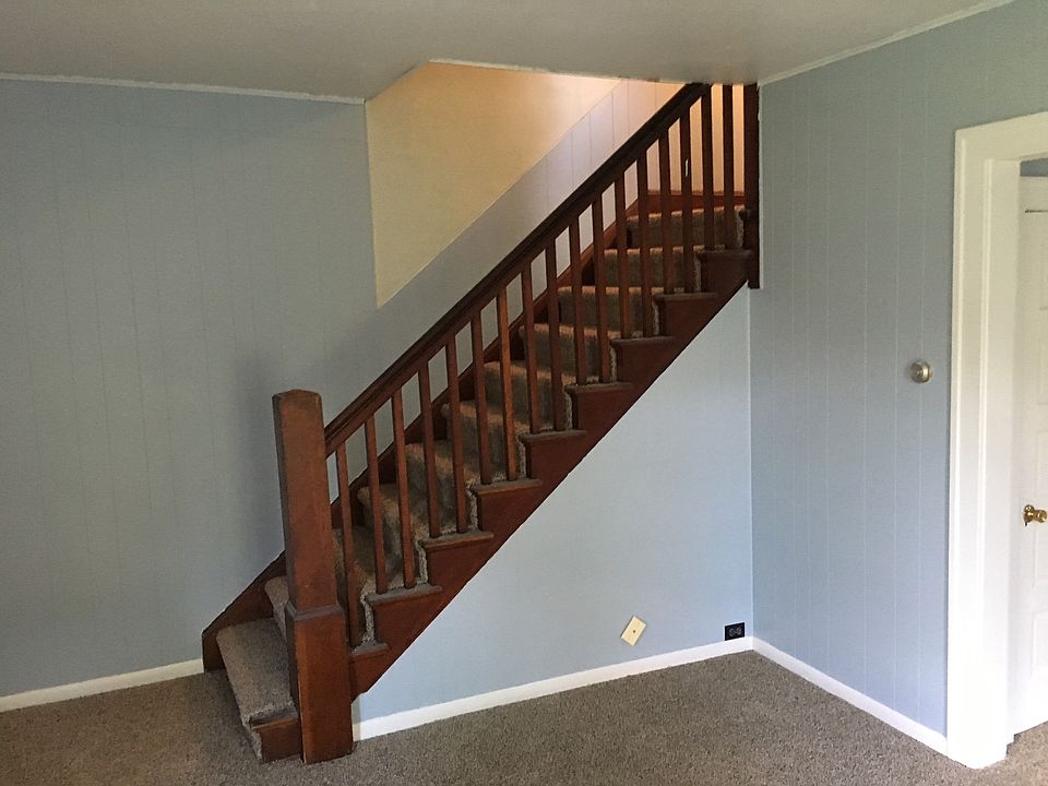 Staircase in living room