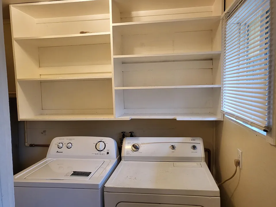 Laundry room, washer and dryer are included