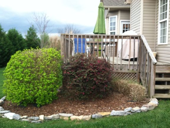 Side of deck
